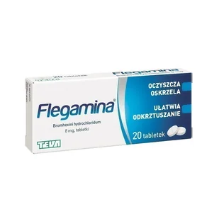 Pliva Flegamina 8mg 20 szt. - Przeziębienie i grypa - miniaturka - grafika 1