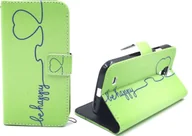 Etui i futerały do telefonów - Etui na telefon komórkowy Samsung Galaxy S4 Be Happy Green - miniaturka - grafika 1