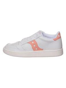 Saucony Skórzane sneakersy "Jazz Court" w kolorze biało-jasnoróżowym - Trampki damskie - miniaturka - grafika 1
