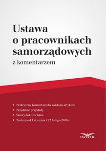Ustawa o pracownikach samorządowych komentarz PRACA ZBIOROWA - Prawo - miniaturka - grafika 1