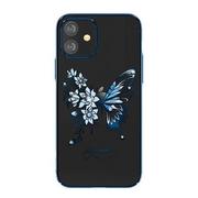 Etui i futerały do telefonów - Kingxbar Butterfly Series-Blue iPhone 12 5.4'' - miniaturka - grafika 1