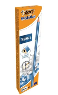 BIC Ołówek Hb Trojk Bc Triangle pudełko Op12szt - Przybory szkolne - miniaturka - grafika 2