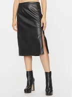 Spódnice - Noisy May Spódnica z imitacji skóry Clara 27028386 Czarny Regular Fit - miniaturka - grafika 1