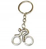 Breloki - Brelok do kluczy wisiorek breloczek, przywieszka - kolarz, rowerzysta - miniaturka - grafika 1