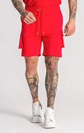 Spodenki męskie - Gianni Kavanagh Męskie spodnie cargo, czerwony, XL - miniaturka - grafika 1