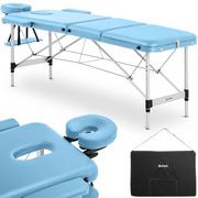 Stoły i łóżka do masażu - Physa Składany stół do masażu BORDEAUX TURQUISE turkusowy - miniaturka - grafika 1
