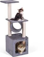 Drapaki dla kotów - Pethaus Drapak dla kota 93 cm DR-265 Pethaus szary - miniaturka - grafika 1