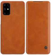 Etui i futerały do telefonów - Nillkin Qin Leather Case do Samsung Galaxy S20 Plus (brązowy) - miniaturka - grafika 1