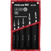 Zestawy narzędziowe - Proline HD Zestaw Kluczy przegubowych torx, 5szt., T15xT20-T55xT60mm 36105 - miniaturka - grafika 1