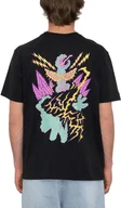 Koszulki męskie - t-shirt VOLCOM TETSUNORI 2 TEE Black - miniaturka - grafika 1