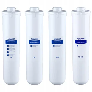 Aquaphor Morion filtry wymienne K2, K5, K7M, RO50S, 3 wkłady + membrana - Wkłady filtrujące - miniaturka - grafika 1