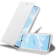 Etui i futerały do telefonów - Cadorabo etui ochronne na telefon Huawei P30 PRO w kolorze srebrnym Cover Etui Book Case Booklet - miniaturka - grafika 1