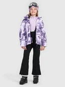 Spodnie narciarskie - 4F Spodnie narciarskie softshell z szelkami membrana 5000 dziewczęce - czarne 122 (6-7 lat) - miniaturka - grafika 1