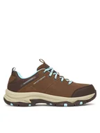Buty trekkingowe damskie - Skechers Trekkingi Trego 180119/CHOC Brązowy - miniaturka - grafika 1