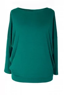 Zielona bluzka tunika z wiskozy basic 2xl (48-50) - XL-ka - Bluzki damskie - miniaturka - grafika 1