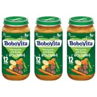 Dania dla dzieci - BoboVita Obiadek Warzywna potrawka z wołowiną po 12 miesiącu Zestaw 3 x 250 g - miniaturka - grafika 1