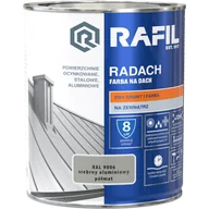 Farby zewnętrzne - Radach srebrny aluminiowy RAL 9006 półmat 0,75L - miniaturka - grafika 1
