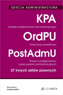 Kodeks postępowania administracyjnego w.38 - Prawo - miniaturka - grafika 1
