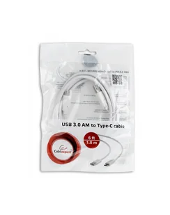 Gembird Kabel USB 3.0 (AM/CM) 1.8m biały (CCP-USB3-AMCM-6-W) - Kable USB - miniaturka - grafika 5
