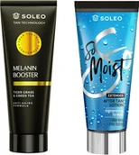 Balsamy i kremy do opalania - Soleo Tan Technology Melanin Booster + So Moist Po Opalaniu Gratis - miniaturka - grafika 1