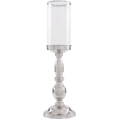 Świeczniki - Cosmo Light Świecznik CONNOR L nikiel D01493 Cosmo Light D01493 - miniaturka - grafika 1