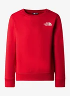 Bluzy sportowe męskie - Bluza dziecięca The North Face Redbox Regular Crew - tnf red - miniaturka - grafika 1