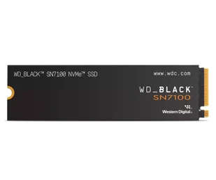 WD 500GB M.2 PCIe Gen4 NVMe Black SN7100 WDS500G4X0E-00CJA0 - Dyski SSD - miniaturka - grafika 1