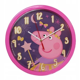 KIDS EUROSWAN Zegar ścienny Świnka Peppa PP17022 Kids Euroswan - Zegarki dla dzieci - miniaturka - grafika 1