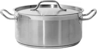 Akcesoria gastronomiczne - Yato Yato Garnek niski z pokrywką 280 mm 8 l YG-00042 - miniaturka - grafika 1