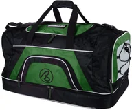 Torby sportowe - Torba sportowa BRUBAKER 'Big Base' XXL 90 L z dużą przegrodą na mokre rzeczy jako dolną przegrodą + przegrodą na buty, czarna/zielona - miniaturka - grafika 1