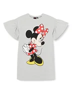 Sukienki - Koton Dziewczęca sukienka kurzarm z Myszką Minnie Lizenzprint, szara (023), 7-8 lat, Grau (023), 7-8 lat - miniaturka - grafika 1