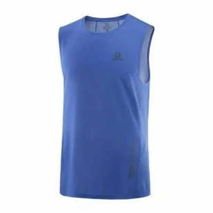Koszulka Salomon Sense Aero Tank Nautical Blue - Koszulki sportowe damskie - miniaturka - grafika 1