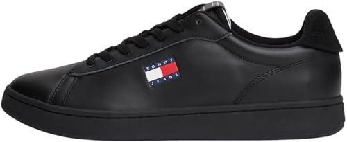 Tommy Jeans Męskie archiwum '98 EM0EM01596 Low Top, czarny (czarny), 40 UK, Czarny, 44 EU
