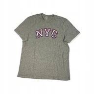 Koszulki i topy damskie - Koszulka t-shirt damski J. CREW NYC szara L - miniaturka - grafika 1