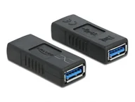 Adaptery i przejściówki - DeLOCK Adapter USB 3.0 Typ-A żeński do Typ-A żeńskiego (krosowany) - miniaturka - grafika 1