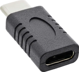 Adapter USB InLine USB-C - USB-C Czarny 35802A - Adaptery i przejściówki - miniaturka - grafika 1