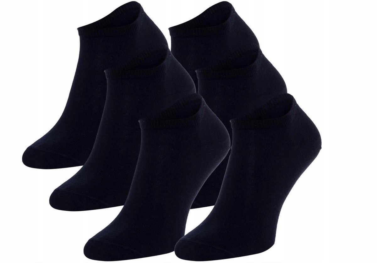 TOMMY HILFIGER MĘSKIE SKARPETY SKARPETKI STOPKI 6P GRANATOWE r.43-46