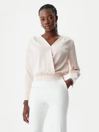 Bluzki damskie - Rinascimento Bluzka CFC0122613003 Różowy Regular Fit - miniaturka - grafika 1
