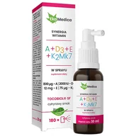 Witaminy i minerały - EkaMedica Synergia witamin A + D3 + E + K2MK7, spray, 30 ml - miniaturka - grafika 1