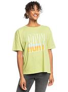 Koszulki i topy damskie - ROXY Modna koszulka damska zielona XL - miniaturka - grafika 1