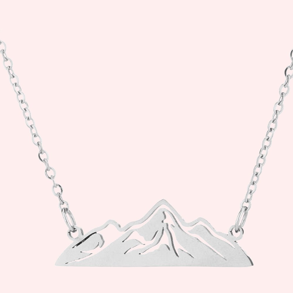 Celebrytka naszyjnik damski góry zawieszka