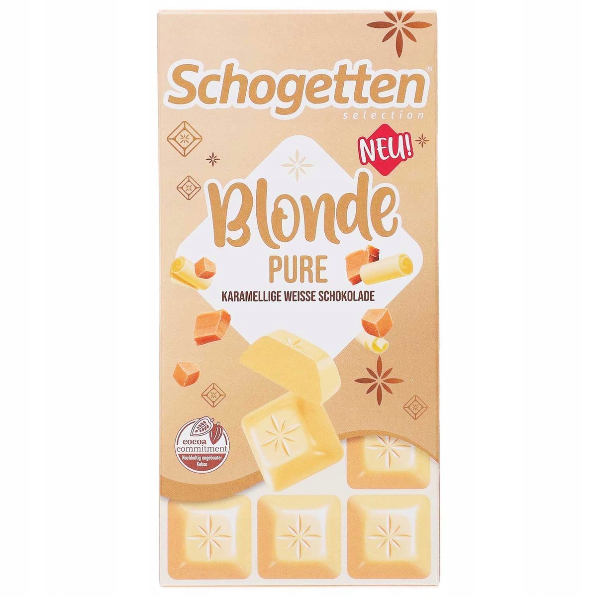 Schogetten Blonde Pure Biała Czekolada z Karmelem 100 g z Niemiec
