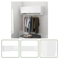 Szafy - The Living Store Szafa biały wysoki połysk 100x32,5x35 cm materiał drewnopochodny - miniaturka - grafika 1