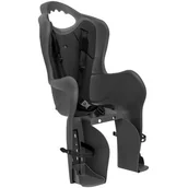 Foteliki rowerowe - Fotelik rowerowy HTP DESIGN Elibas Grafitowo-czarny - miniaturka - grafika 1