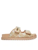 Klapki i japonki damskie - Guess Klapki FLJFZZ FAB19 Beżowy - miniaturka - grafika 1