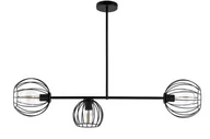 Lampy sufitowe - Sigma Madam lampa wisząca 3-punktowa czarna 32366 - miniaturka - grafika 1