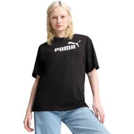 Koszulki sportowe damskie - Koszulka Puma Ess No. 1 Logo Relaxed Tee, Kobiety - miniaturka - grafika 1
