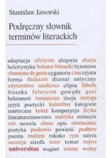 Podręczny słownik terminów literackich - Słowniki języka polskiego - miniaturka - grafika 1
