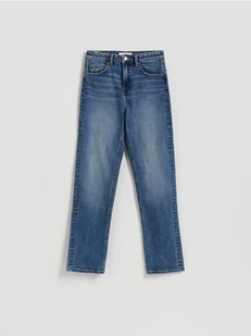 Reserved - Jeansy straight leg - granatowy - Spodnie damskie - miniaturka - grafika 1