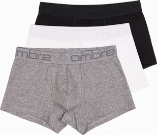 Ombre Clothing bokserki męskie Kynthellwch biały, czarny, szary L - Majtki męskie - miniaturka - grafika 1